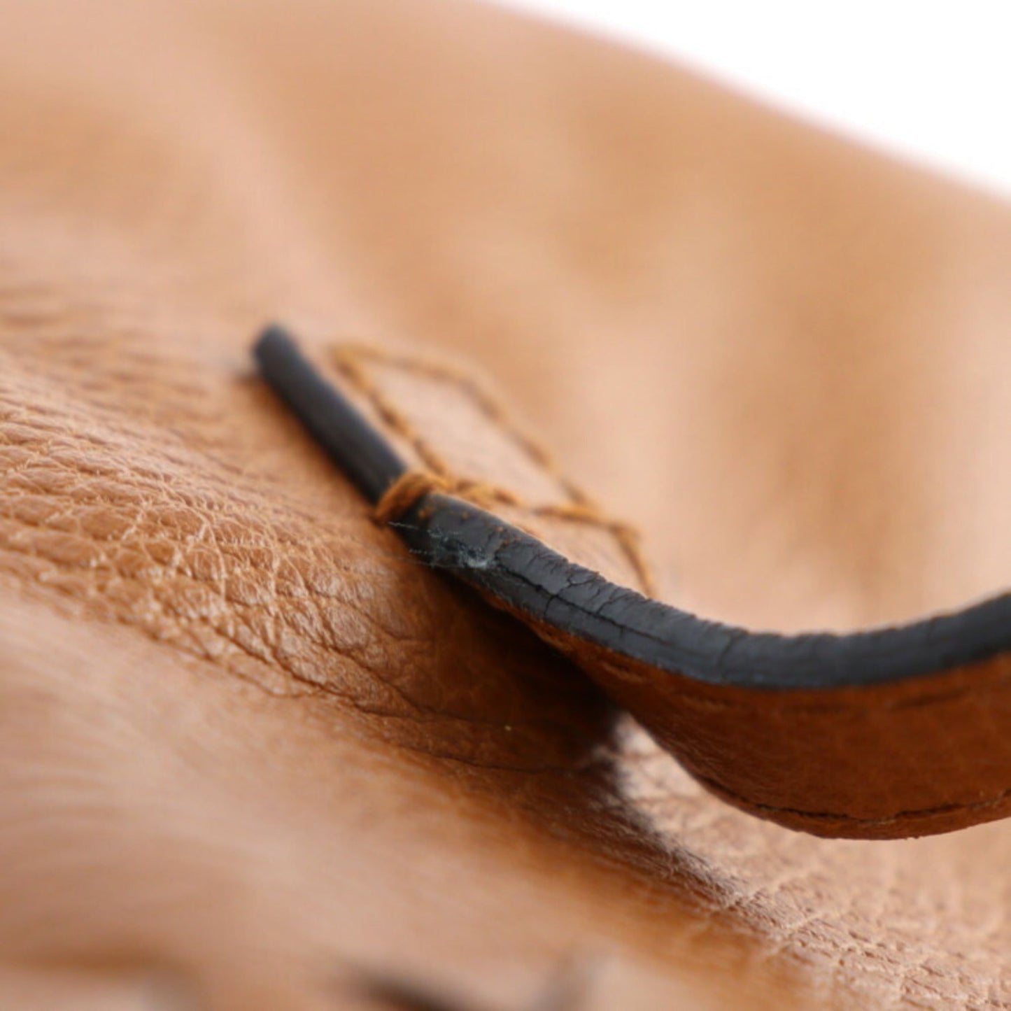 Gucci Brown Leather Handbag Shoulder Bag Tote Bag ( )