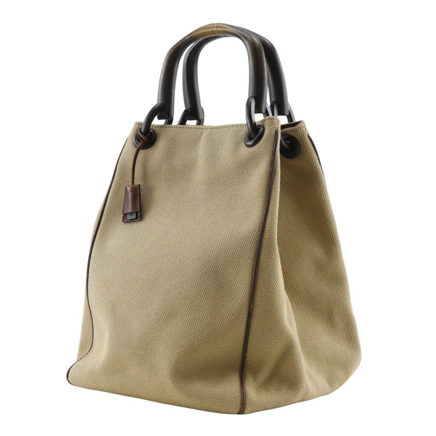Gucci Beige Canvas Handbag ( )
