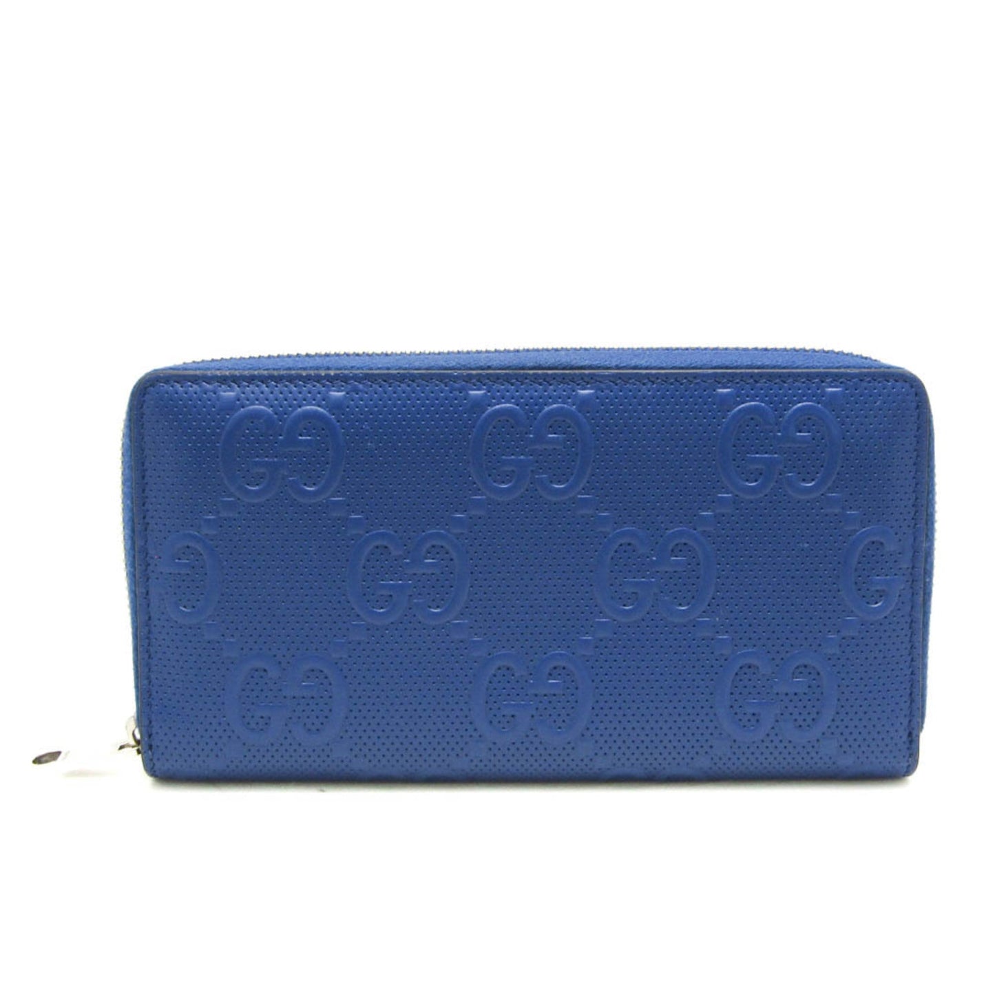 Gucci Navy Leather Long Wallet (Bi-Fold) ( )
