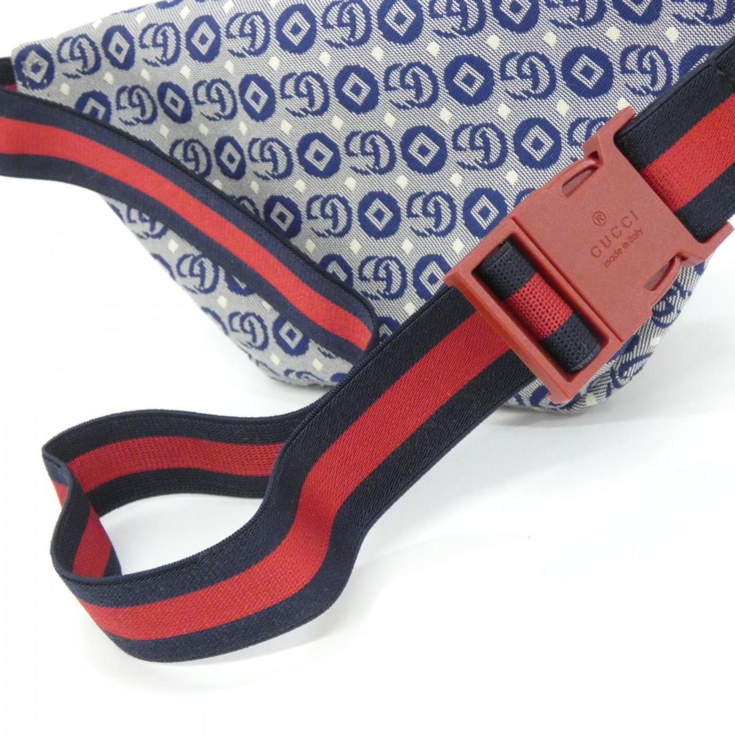 Gucci Blue White Fanny Pack ( )
