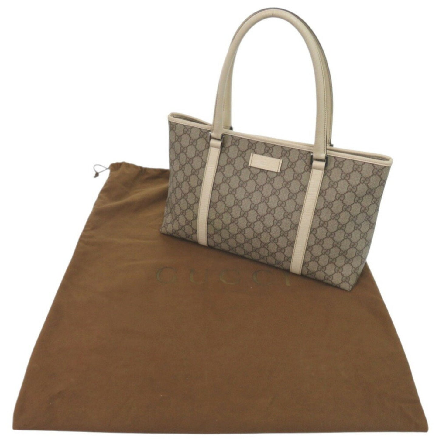 Gucci Beige Pvc Tote Bag ( )