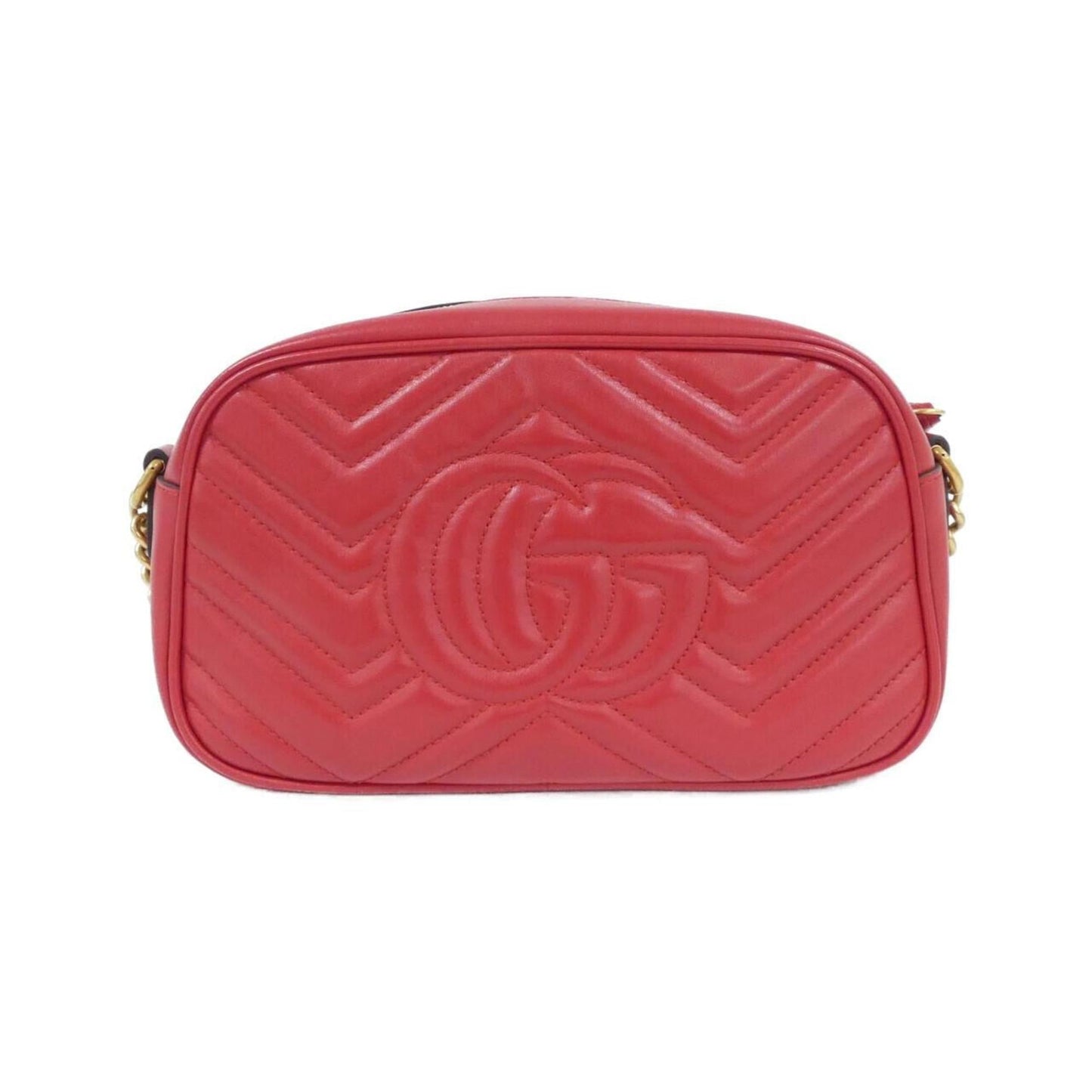 Gucci Red Color Leather Shoulder Bag ( )