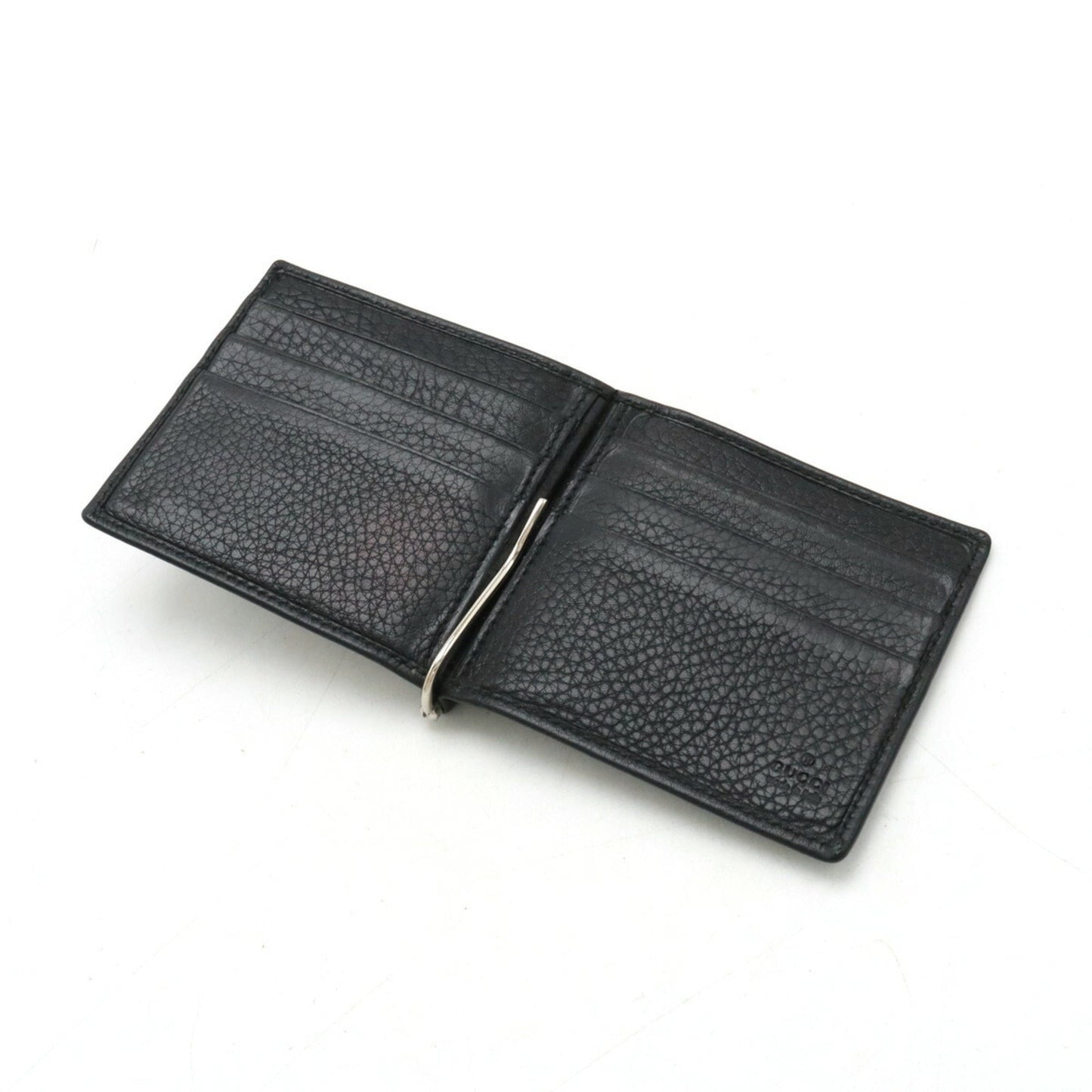 Gucci Black Leather Money Clip ( )