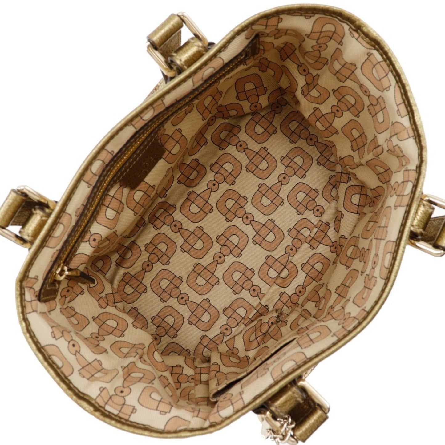 Gucci Brown Gg Canvas Leather Handbag ( )