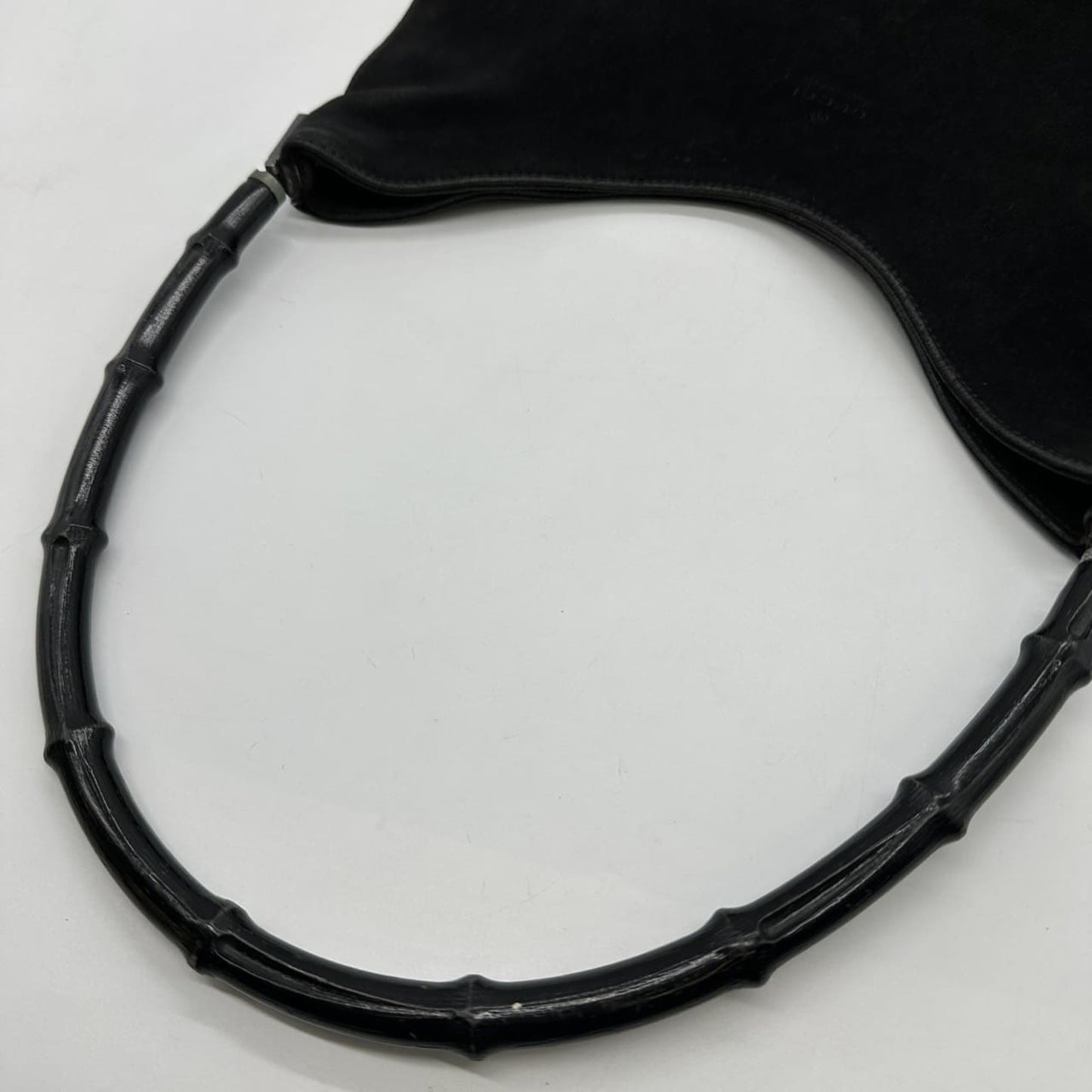 Gucci Black Suede Shoulder Bag ( )