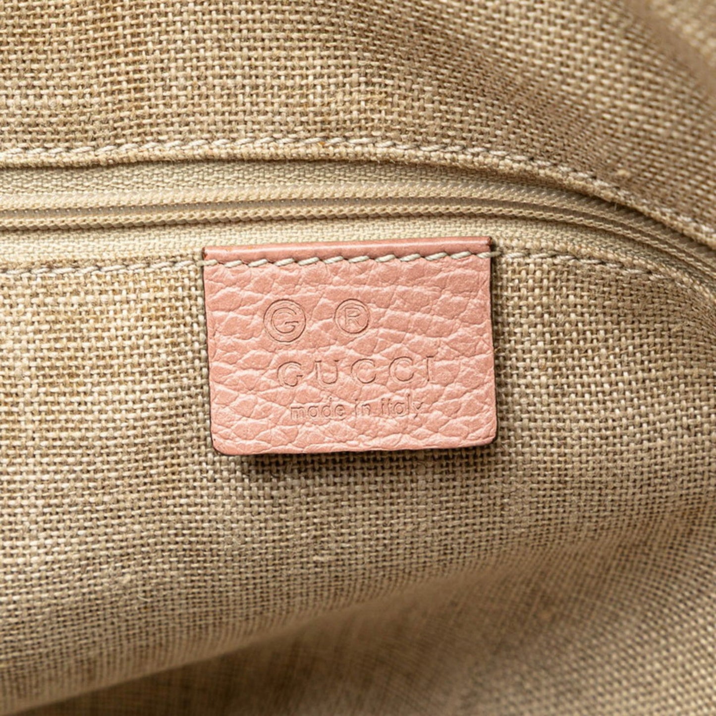 Gucci Pink Leather Handbag Shoulder Bag ( )