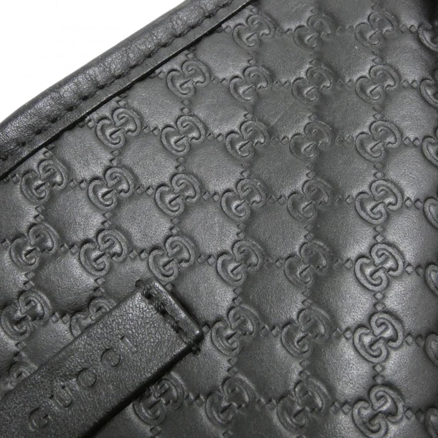 Gucci Microguccissima Black Micro Gg Leather Leather Handbag ( )