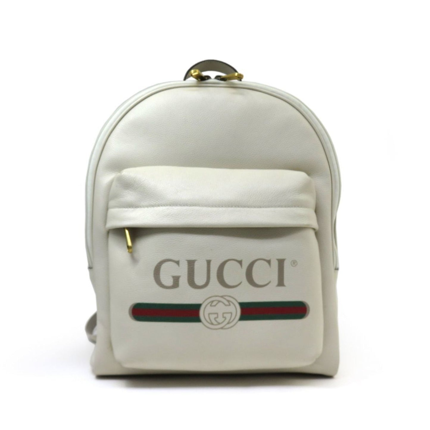 Gucci White Leather Backpack ( )