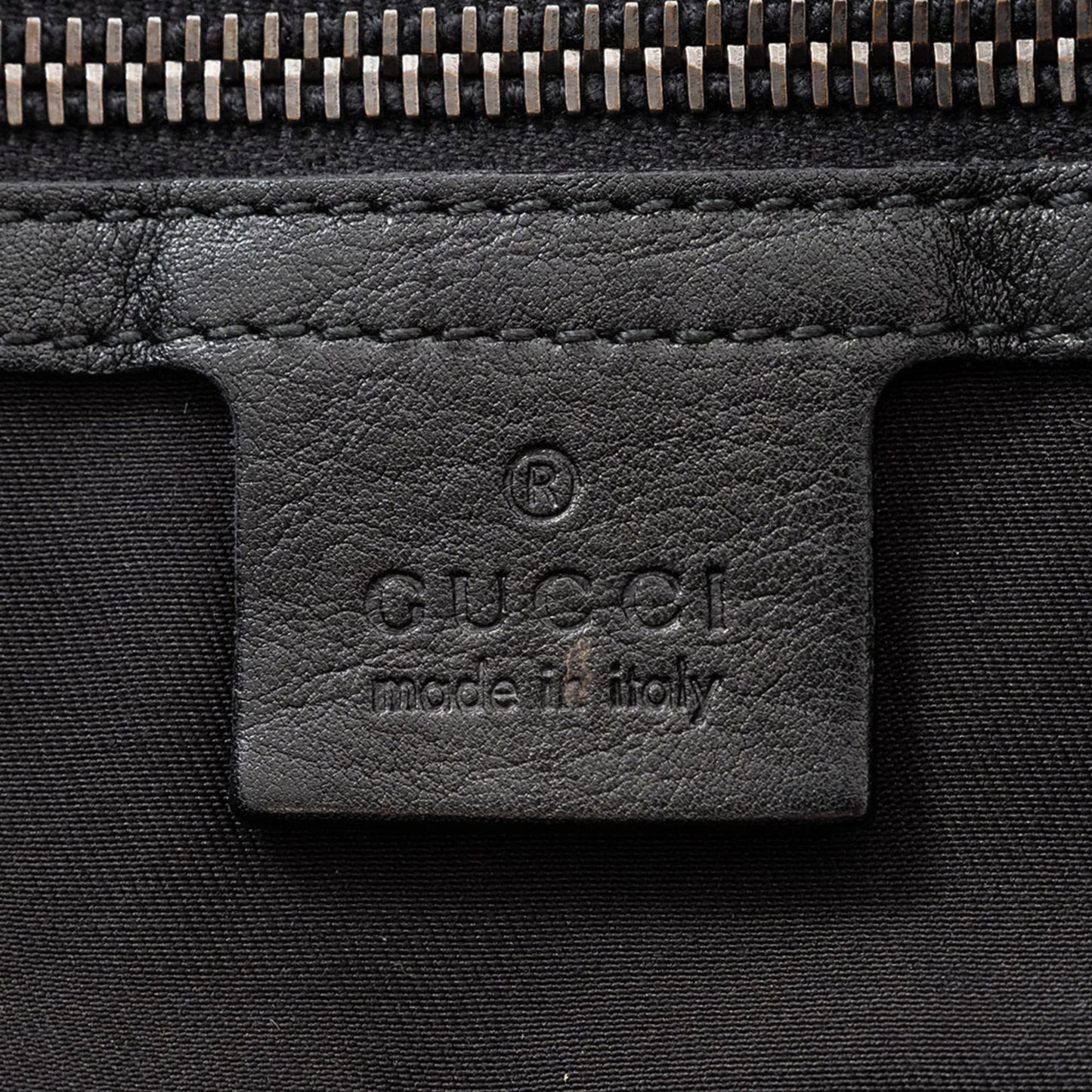 Gucci Black Leather Shoulder Bag ( )