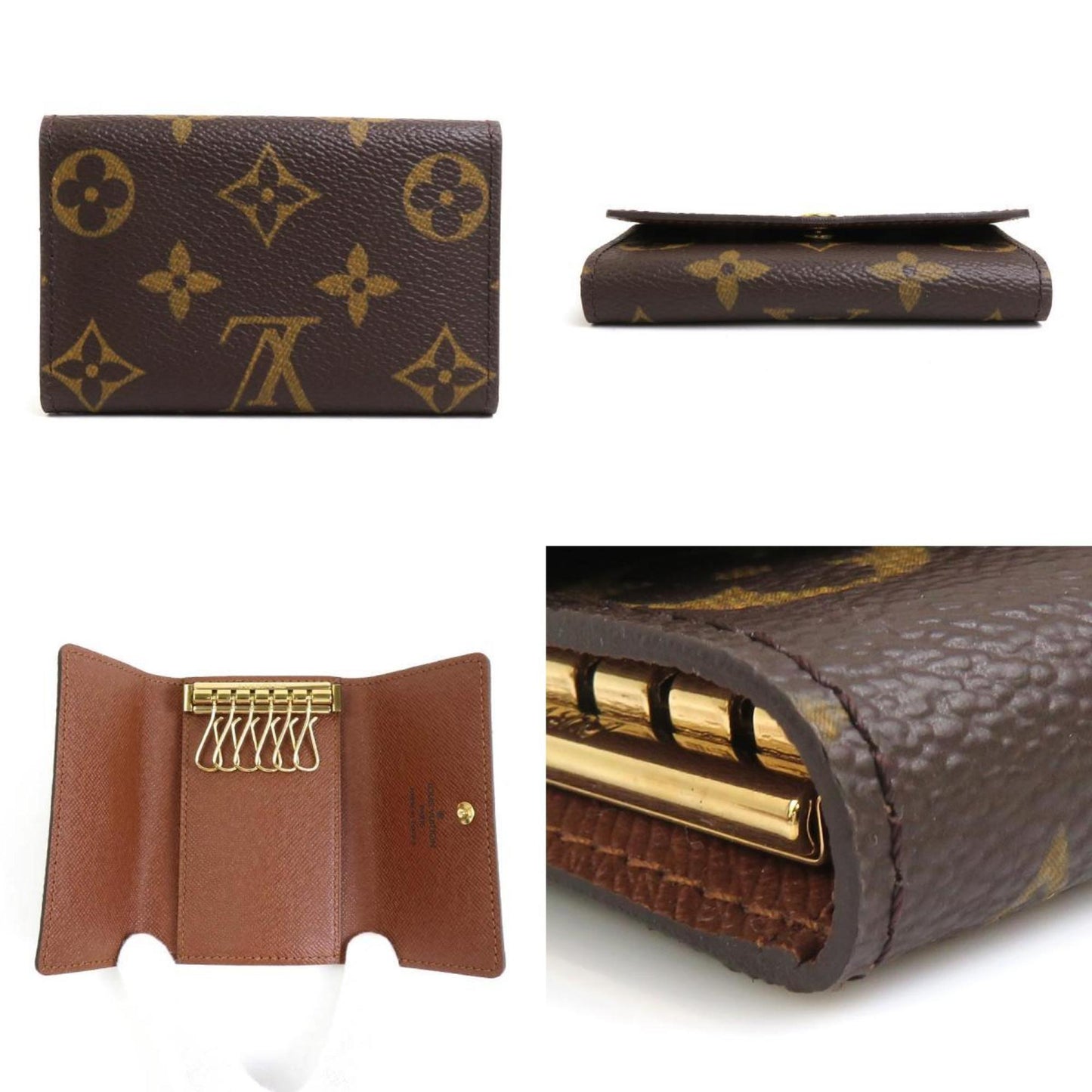 LOUIS VUITTON Key Case Monogram Multicle 6 Canvas Brown Unisex M62630