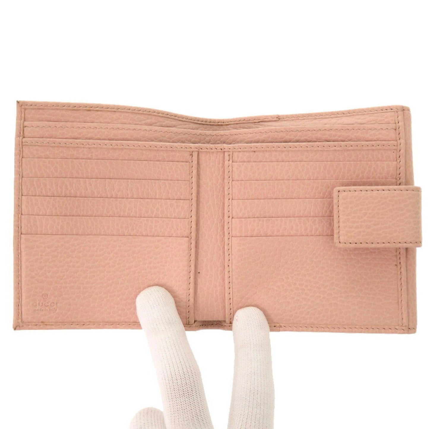 Gucci Pink Leather Wallet (Bi-Fold) ( )