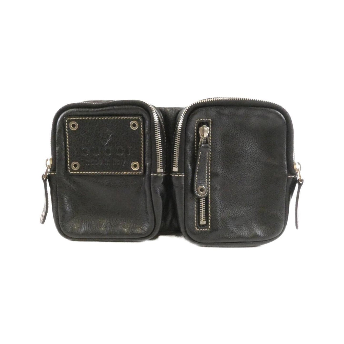 Gucci Black Leather Fanny Pack ( )