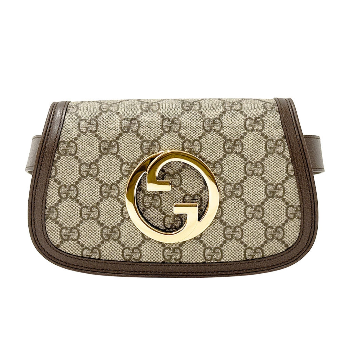 Gucci Beige Brown Gg Supreme Canvas Sling Bag ( )