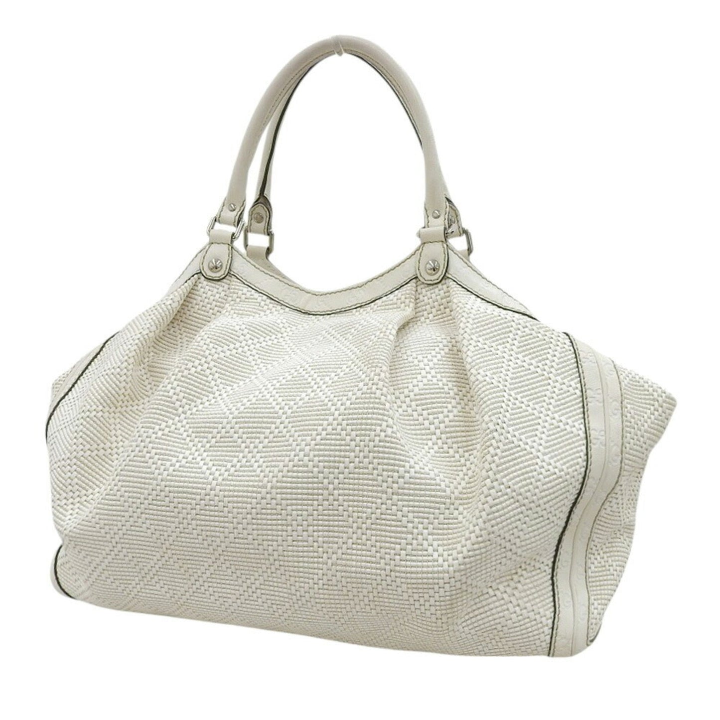 Gucci White Leather Handbag ( )