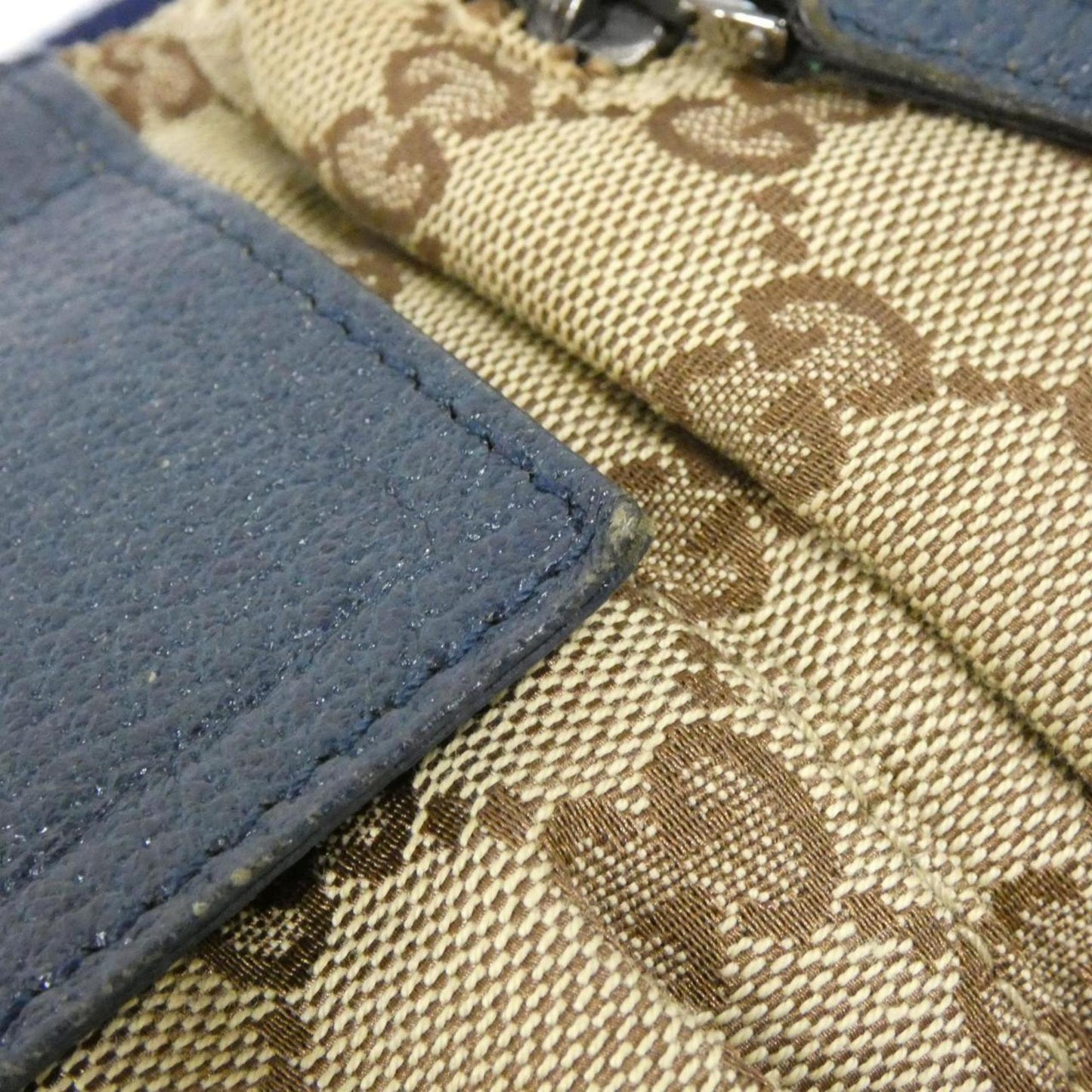Gucci Beige Blue Orange Gg Canvas Fanny Pack ( )