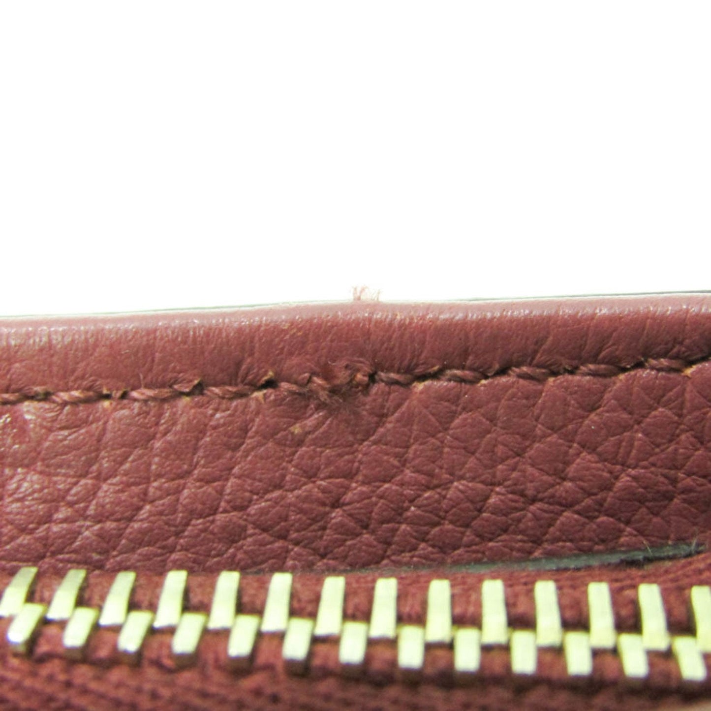 Gucci Bamboo Pink Red Leather Bamboo Handbag Shoulder Bag ( )