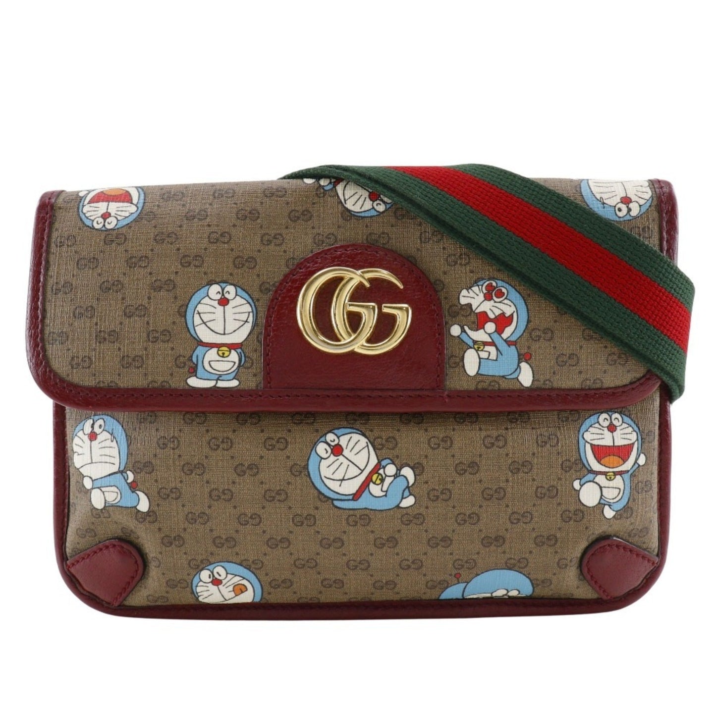 Gucci Brown Gg Supreme Canvas Fanny Pack Sling Bag