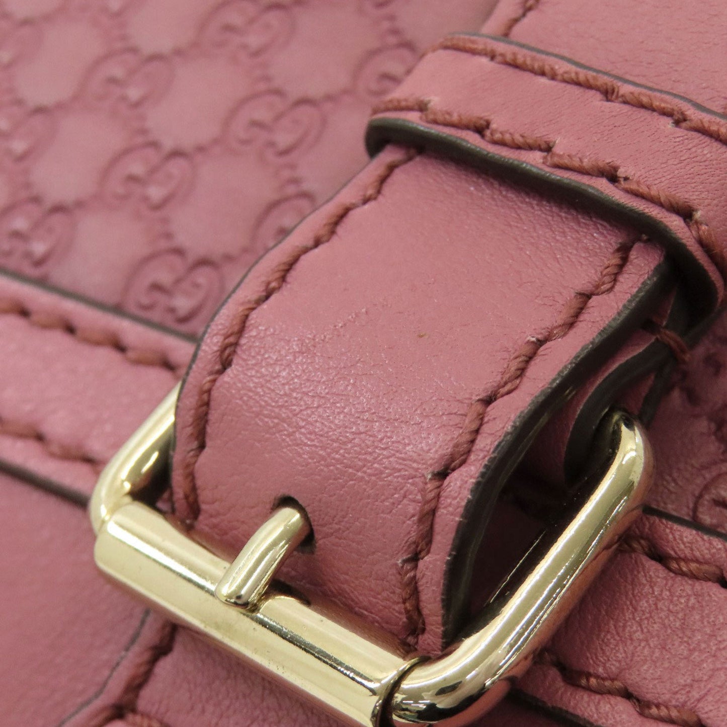 Gucci Pink Leather Shoulder Bag ( )