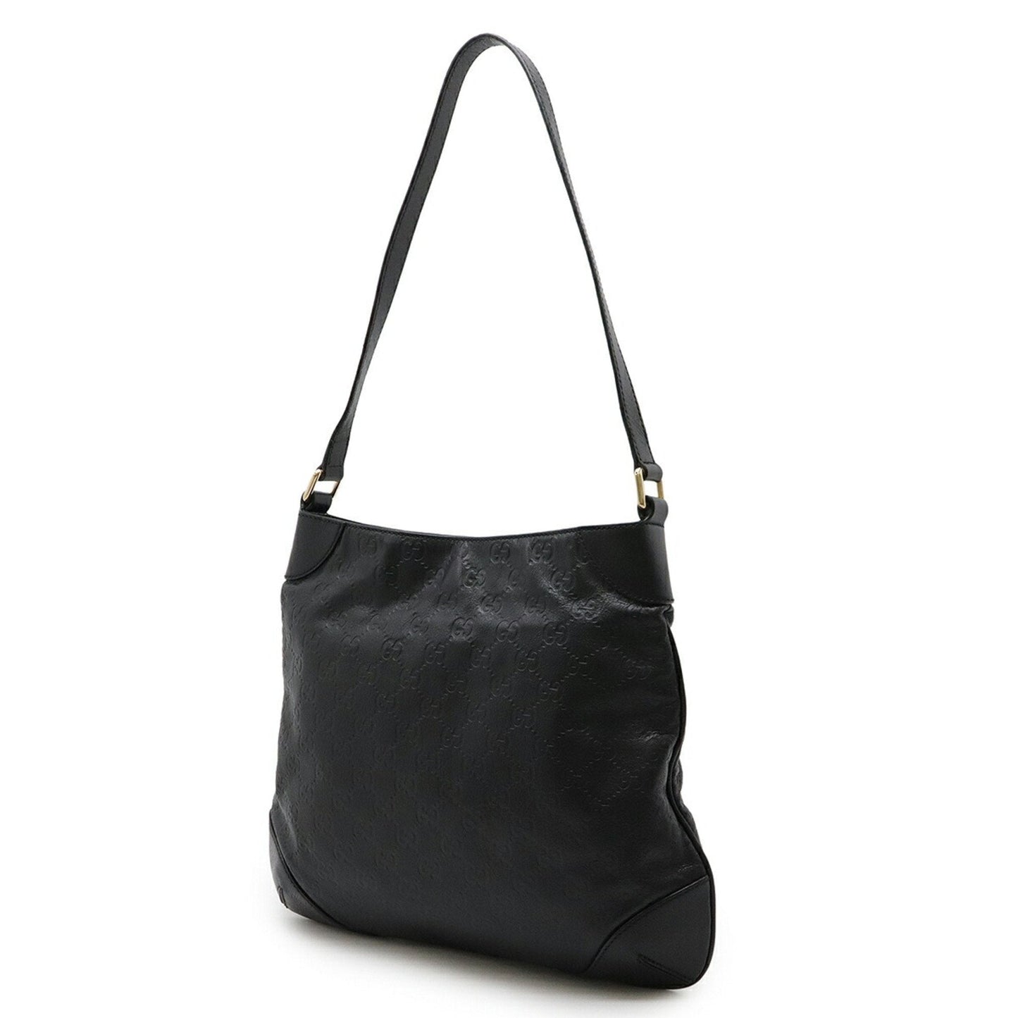Gucci Black Leather Shoulder Bag ( )