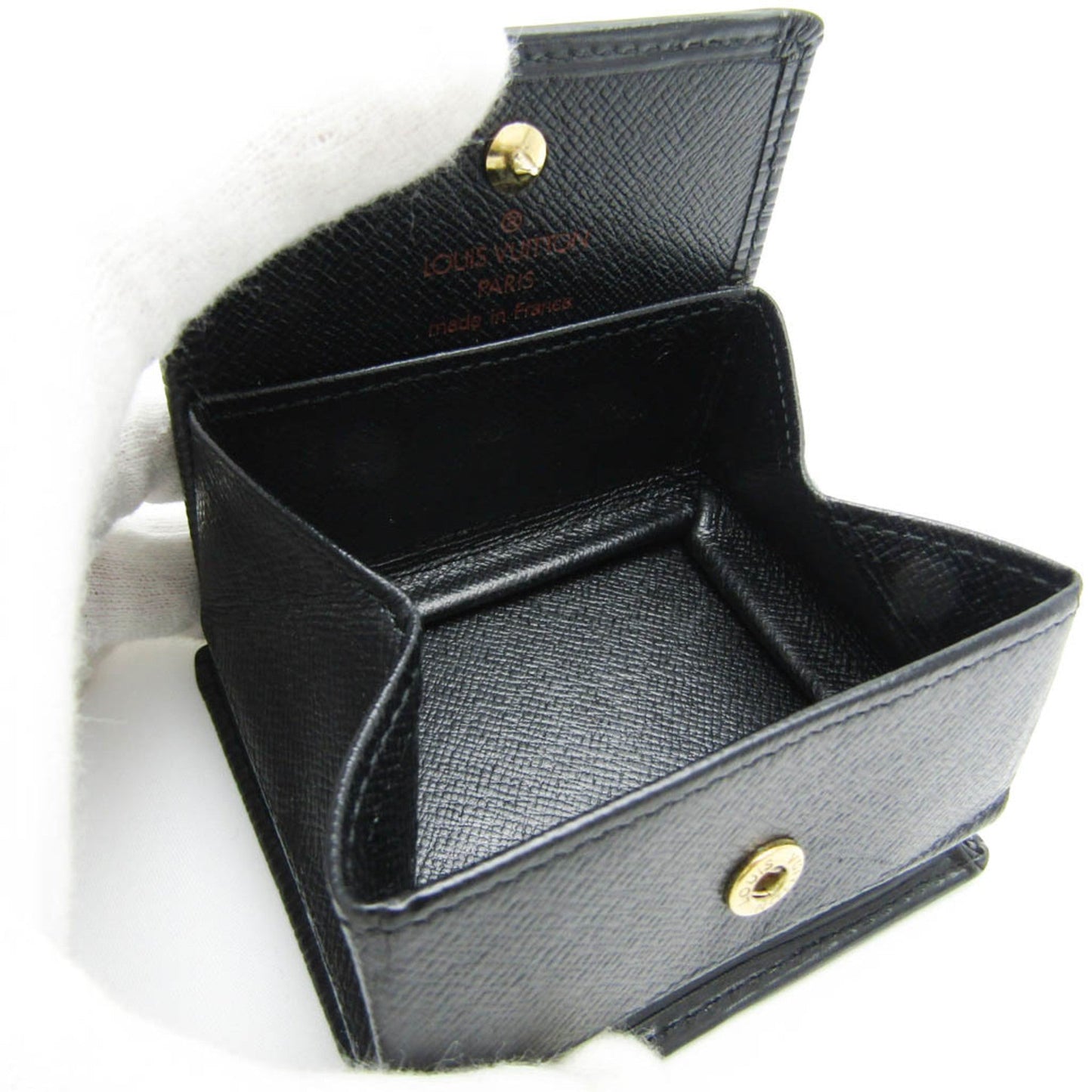 LOUIS VUITTON Epi Portomonet Bowt M63692 Unisex Epi Leather Coin Purse/coin Case Noir