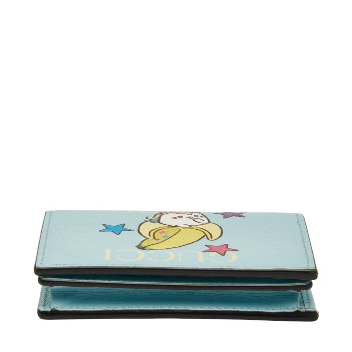 Gucci Blue Leather Wallet (Bi-Fold) ( )