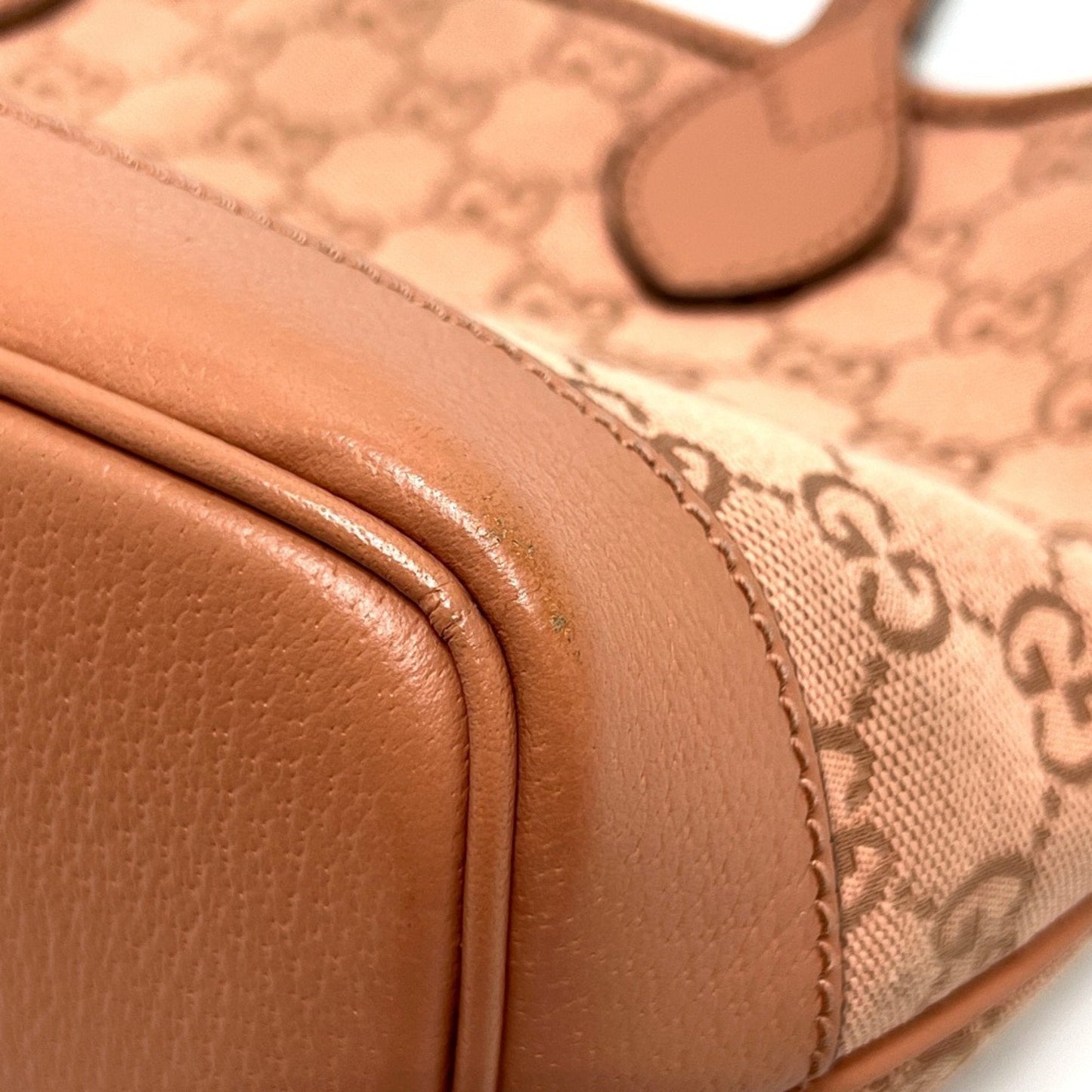 Gucci Pink Gg Canvas Tote Bag ( )