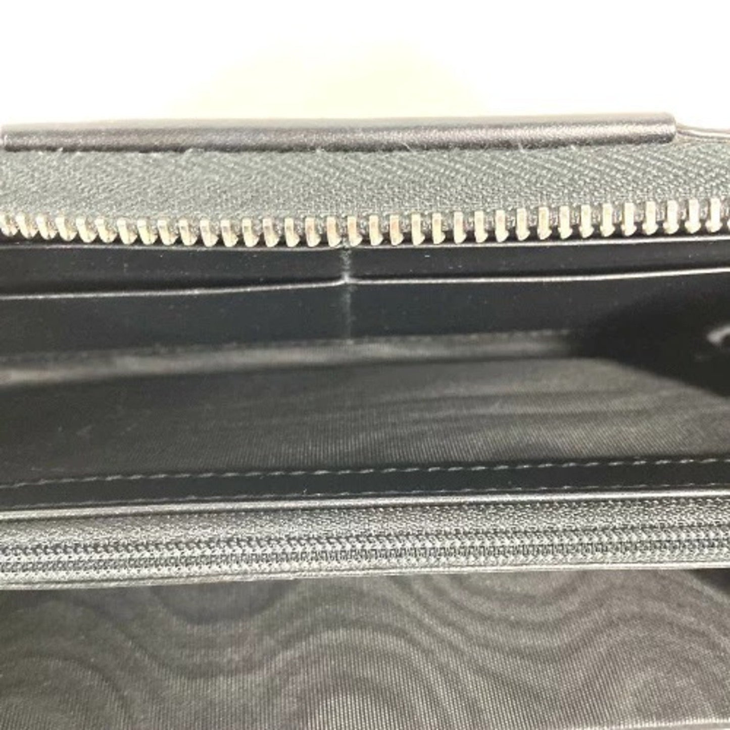 Gucci Beige Black Pvc Leather Long Wallet (Bi-Fold) ( )