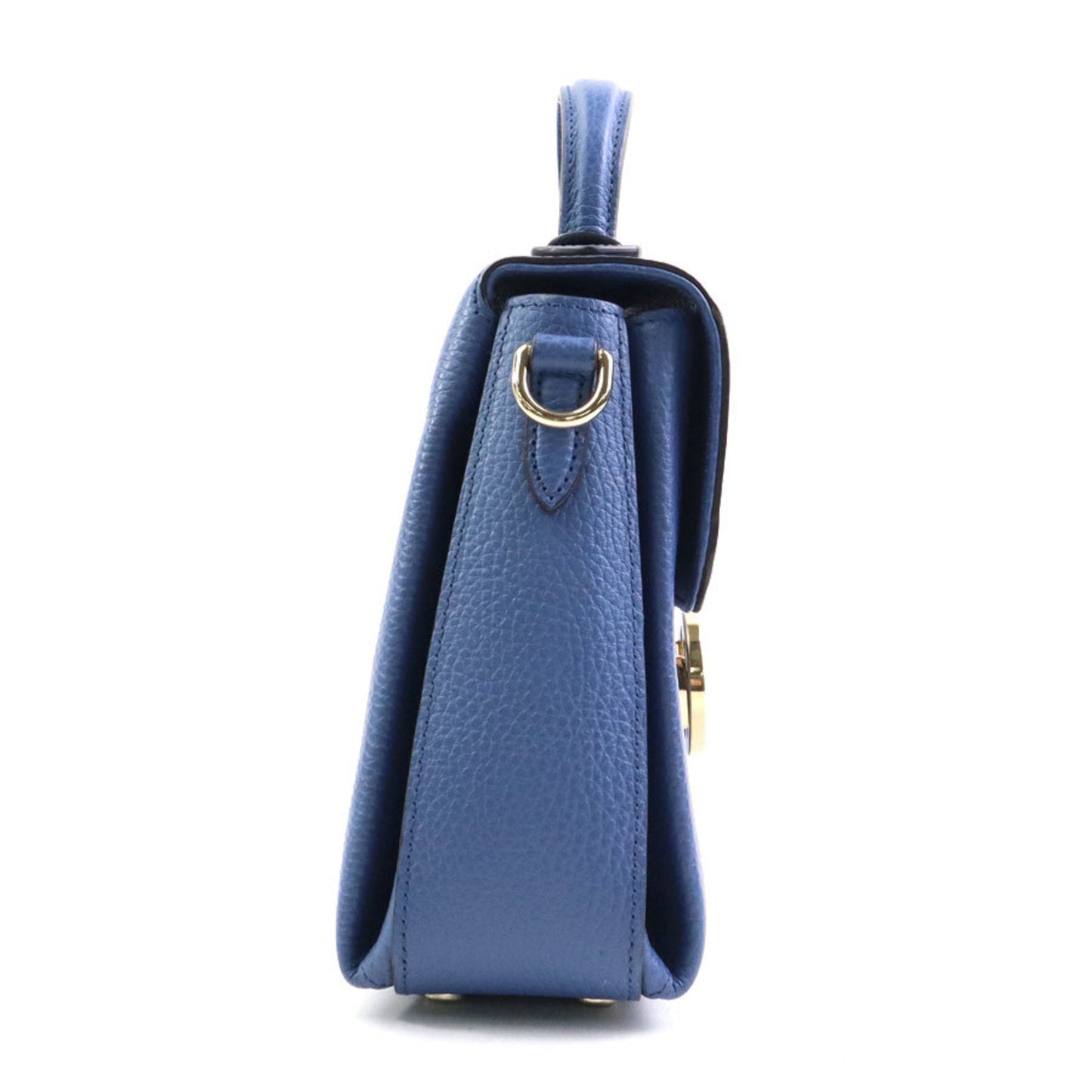 Gucci Blue Leather Shoulder Bag ( )