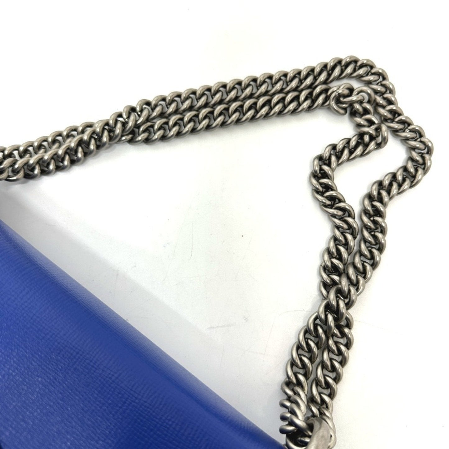 Gucci Blue Green Leather Shoulder Bag ( )