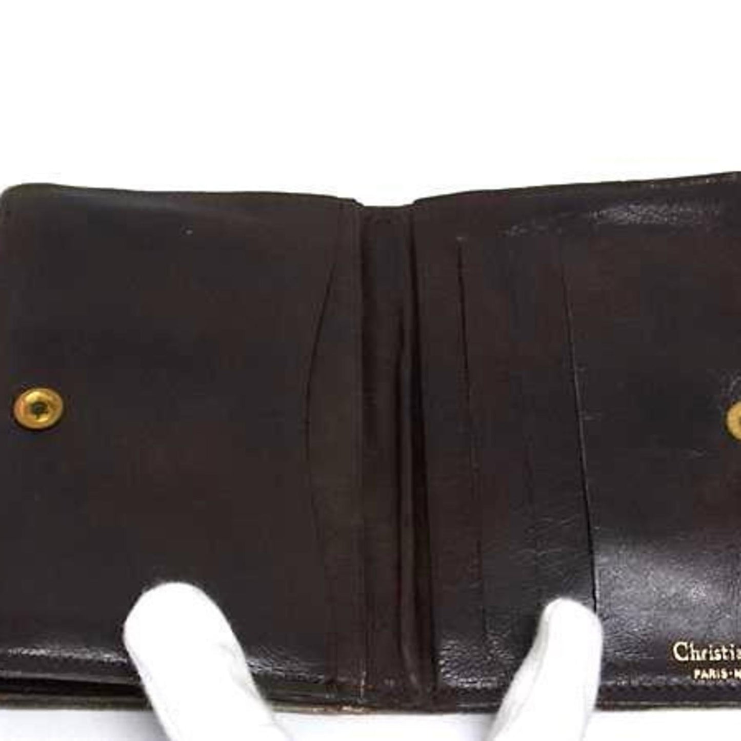 Christian Dior Brown Canvas Coin Purse/Coin Case ()