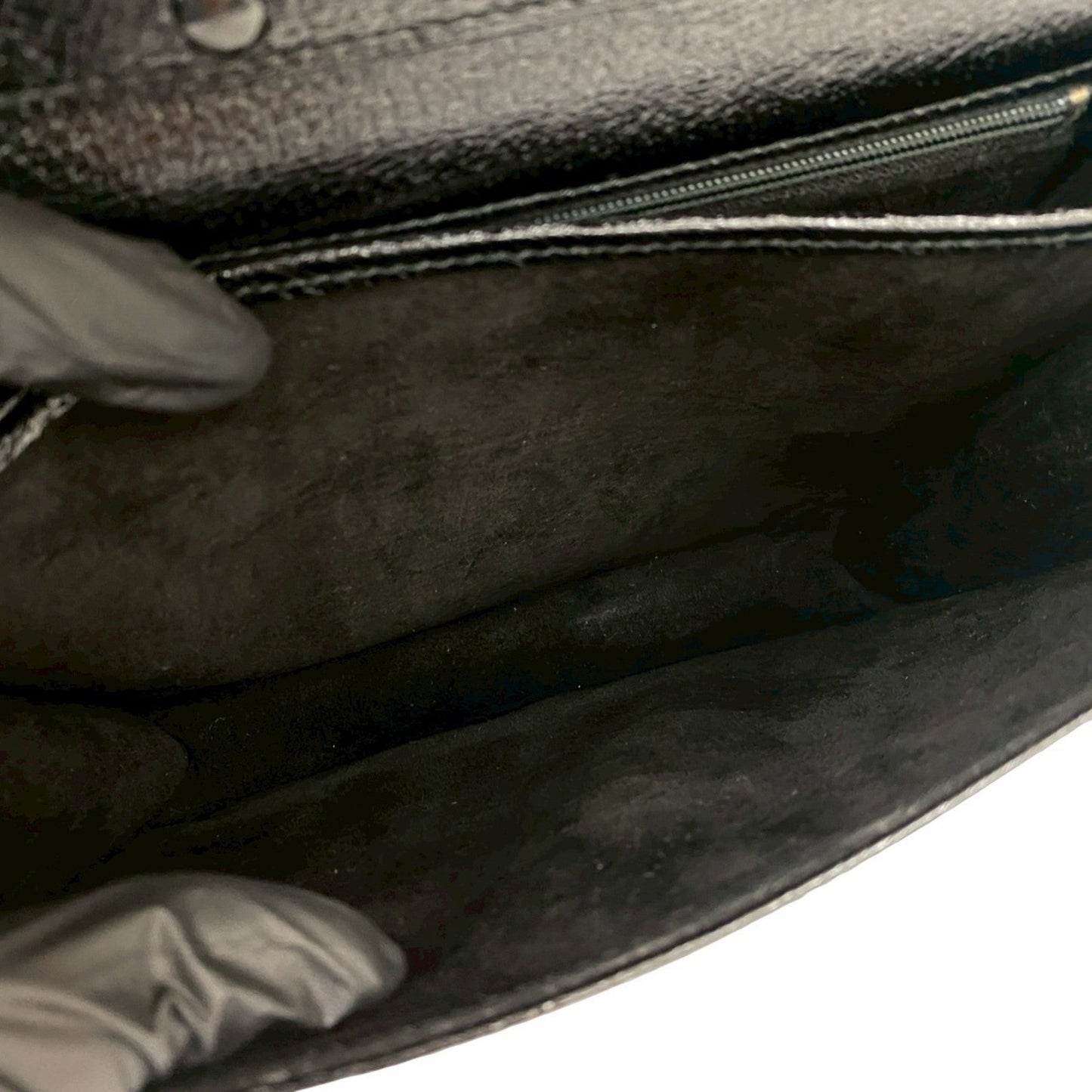 Gucci Black Leather Shoulder Bag ( )