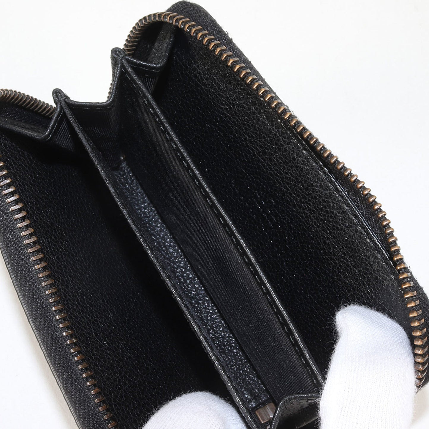 Gucci Black Leather Coin Purse/Coin Case ( )