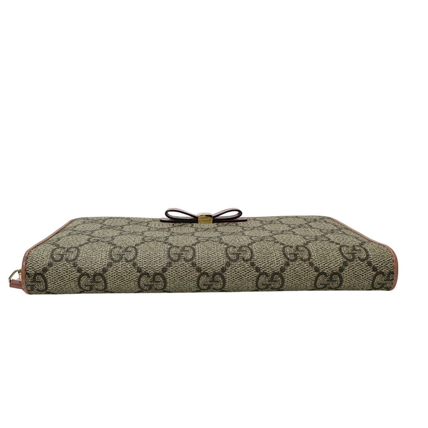 Gucci Gray Pink Pvc Long Wallet (Bi-Fold) ( )