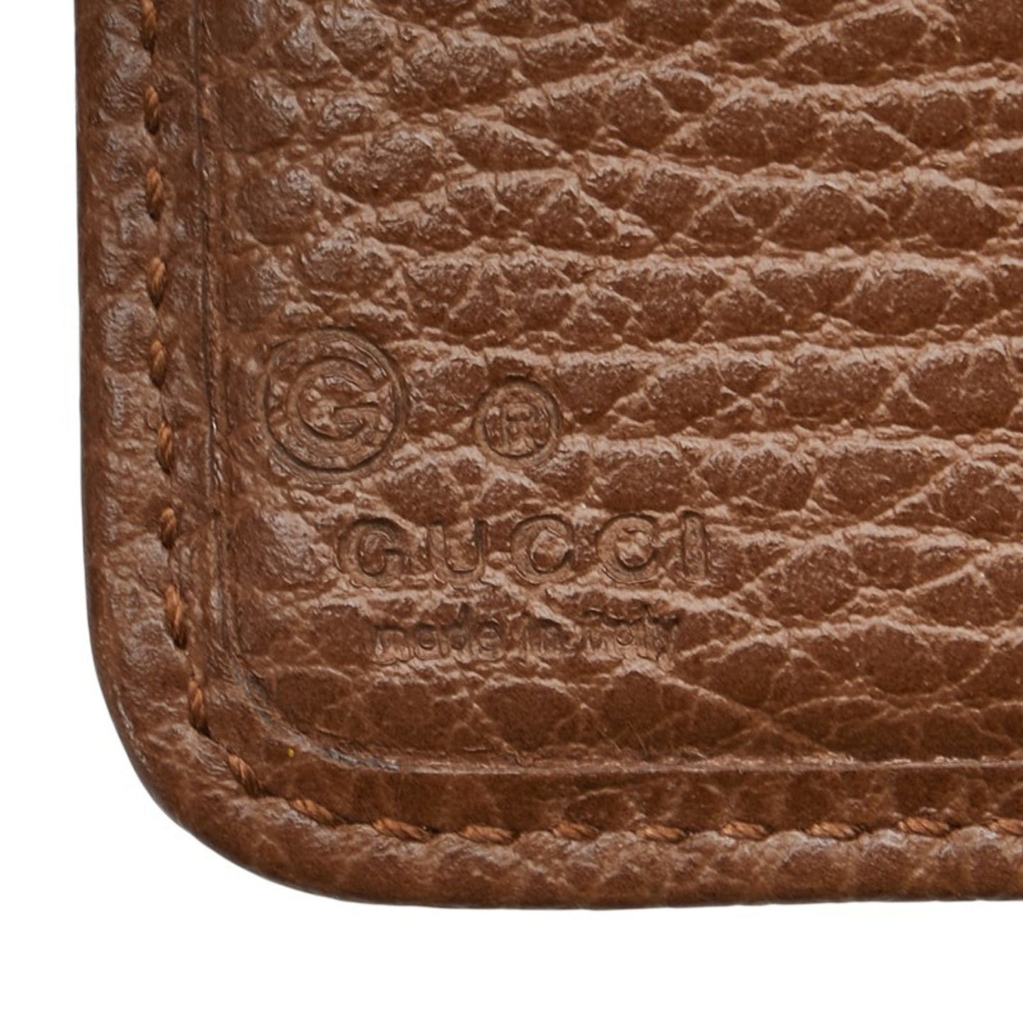 Gucci Beige Brown Canvas Leather Wallet (Bi-Fold) ( )