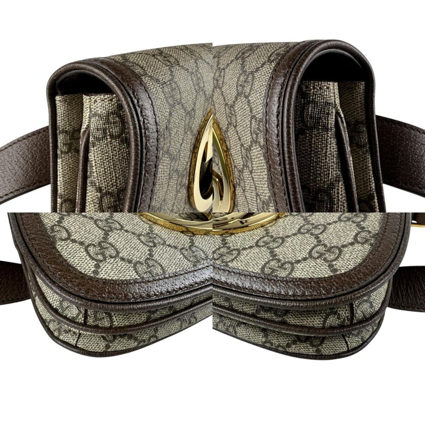 Gucci Brown Gg Supreme Fanny Pack ( )