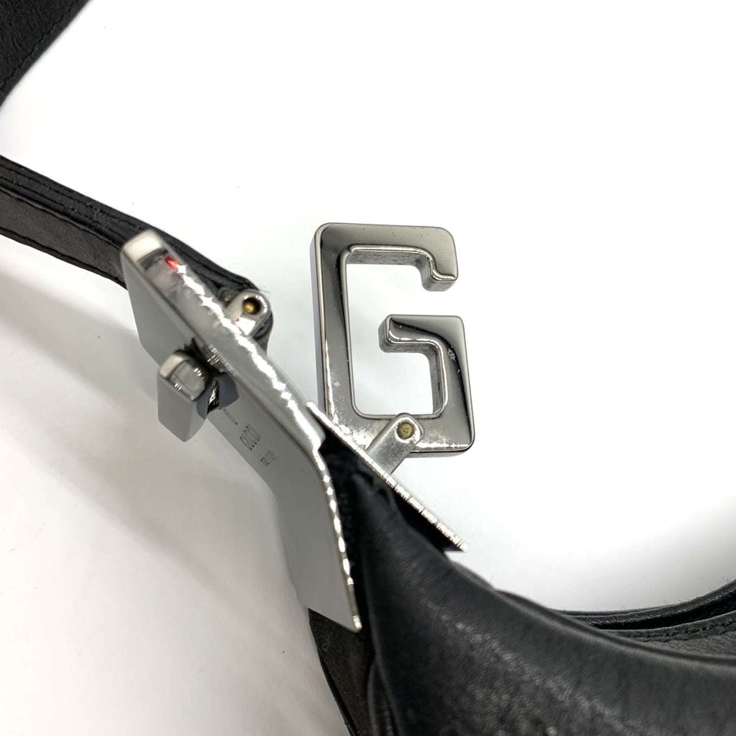 Gucci Black Leather Shoulder Bag ( )