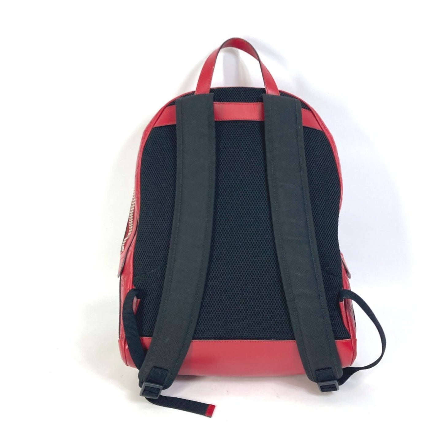 Gucci Red Leather Backpack