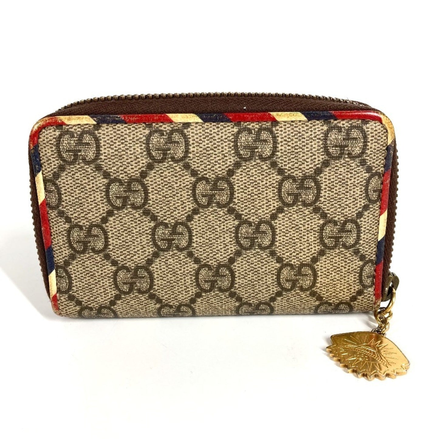 Gucci Gg Supreme Beige Multi-Color Gg Supreme Coin Purse/Coin Case ( )
