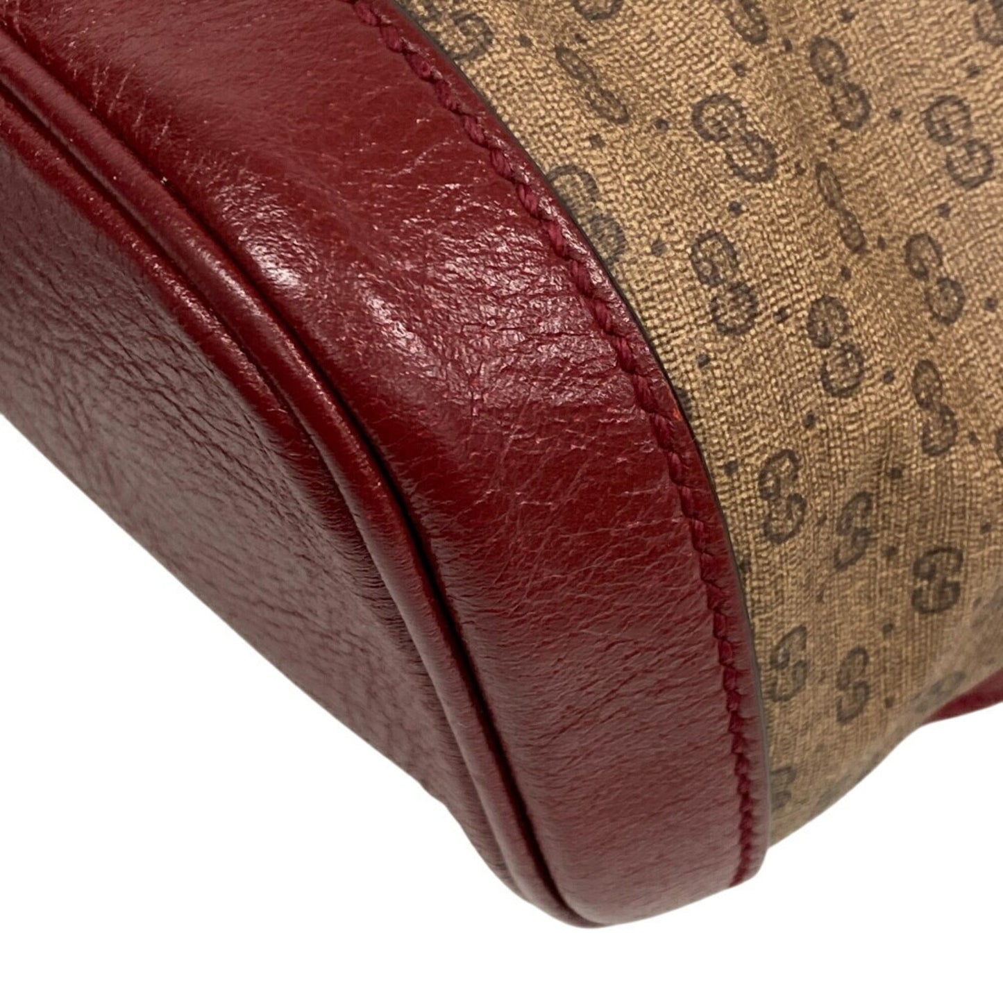 Gucci Beige Red Color Gg Supreme Backpack ( )
