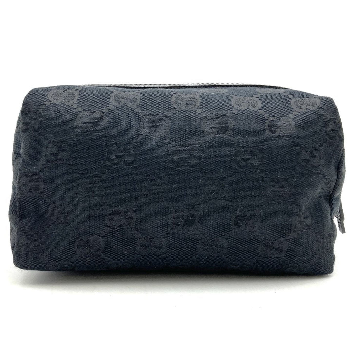 Gucci Black Gg Canvas Pouch ( )