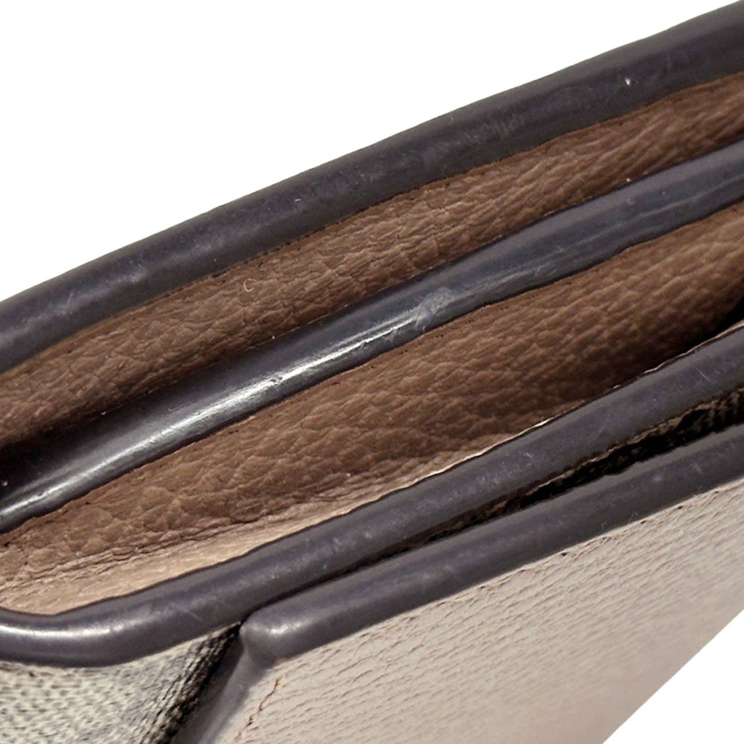 Gucci Gg Supreme Brown Pink Gg Supreme Wallet (Tri-Fold) ( )