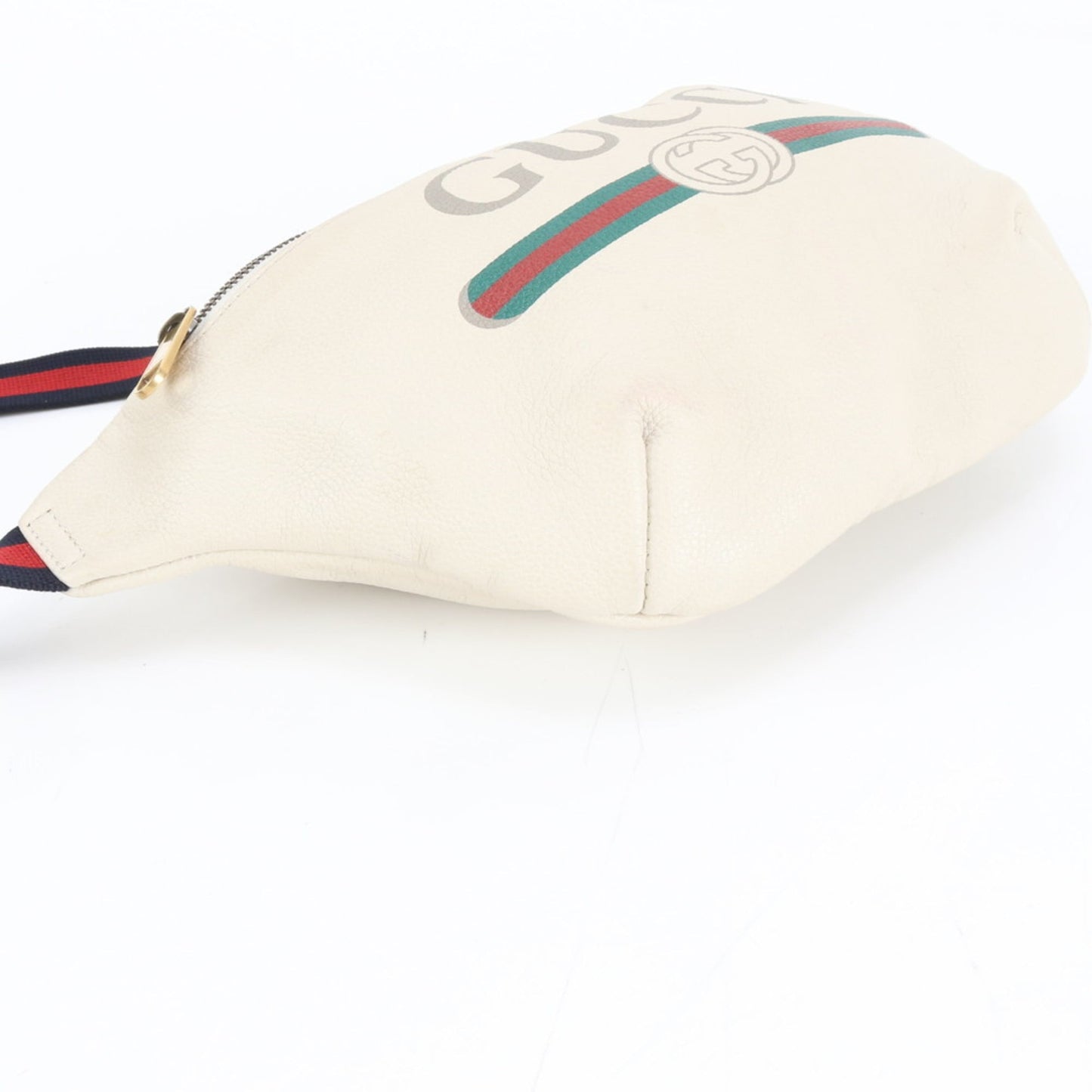 Gucci Beige Leather Pouch Sling Bag ( )