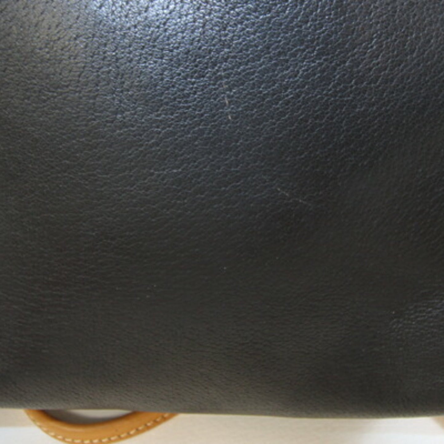 Gucci Black Light Brown Leather Pochette Shoulder Bag ( )