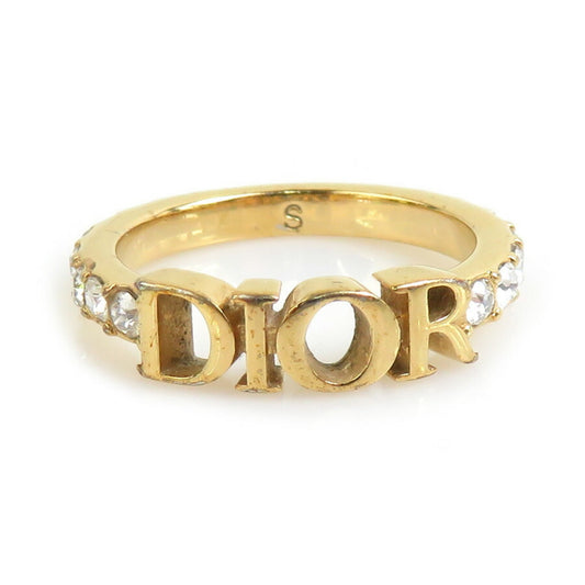 Christian Dior Gold Metal Band Ring ()