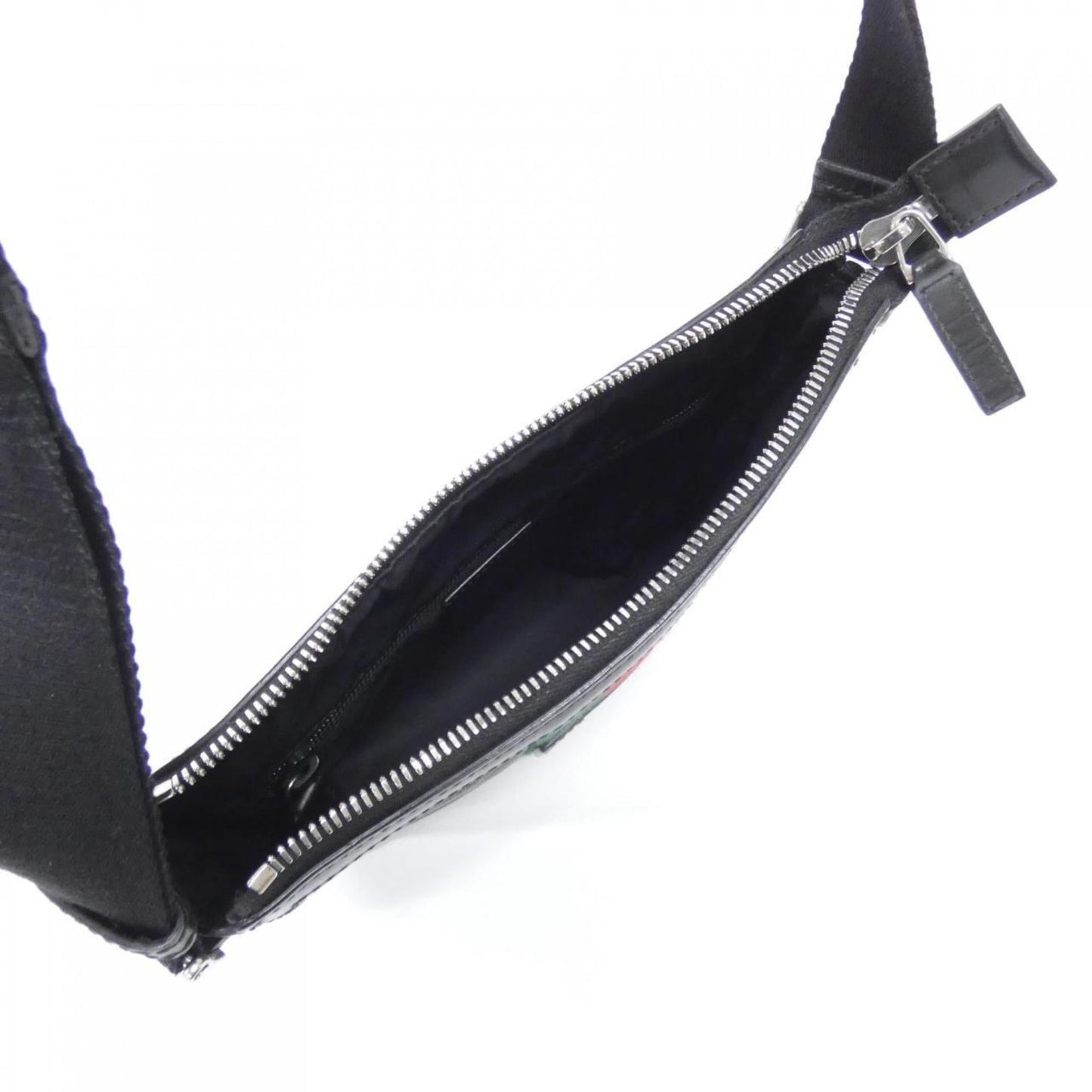 Gucci Black Canvas Shoulder Bag ( )