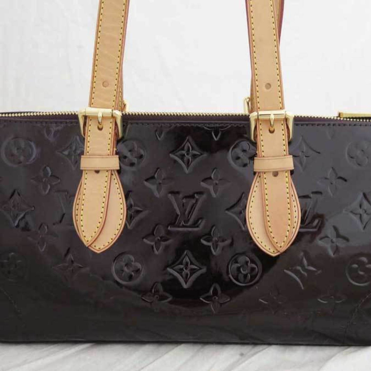 Louis Vuitton Bag Monogram Vernis Rosewood Avenue Amaranto x Patent Leather Shoulder Handbag Ladies M93510
