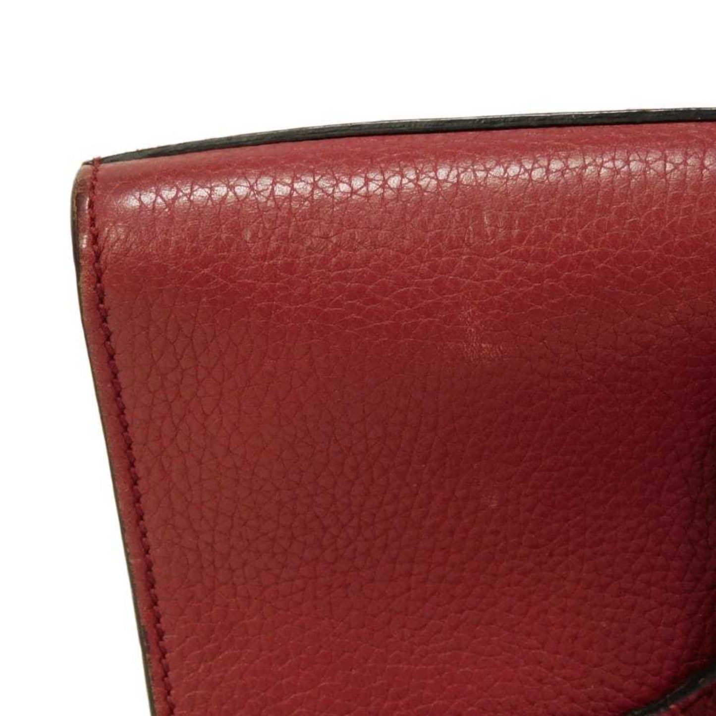 Gucci Gg Marmont Red Color Leather Handbag Shoulder Bag ( )