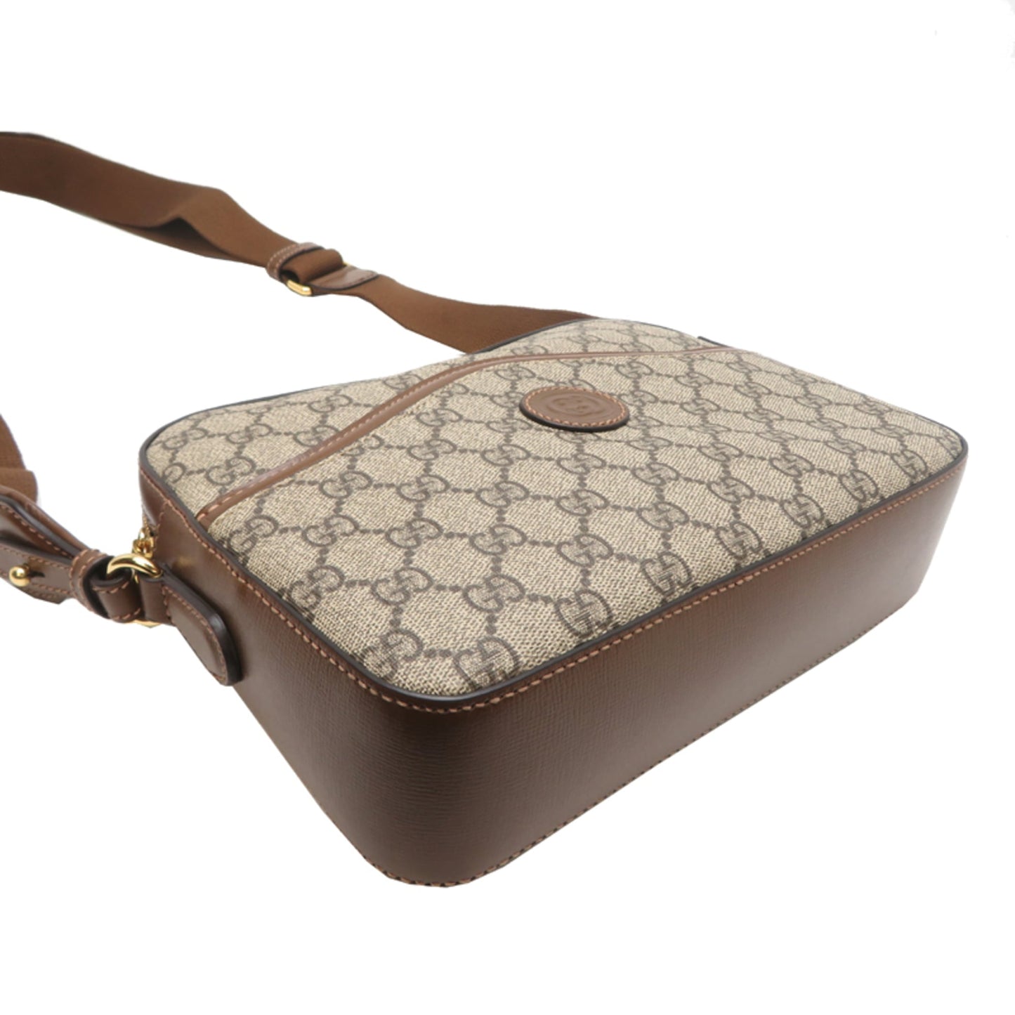 Gucci Beige Gg Supreme Leather Shoulder Bag ( )