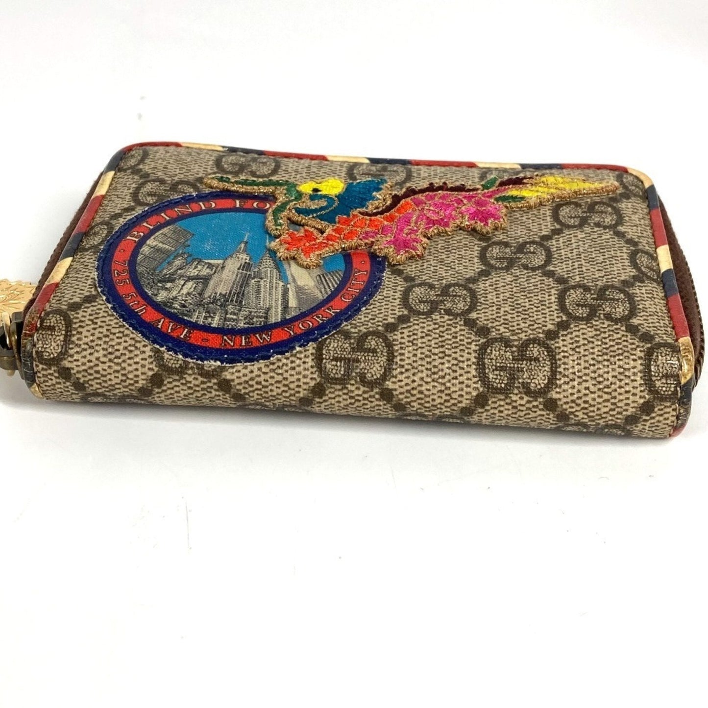 Gucci Gg Supreme Beige Multi-Color Gg Supreme Coin Purse/Coin Case ( )