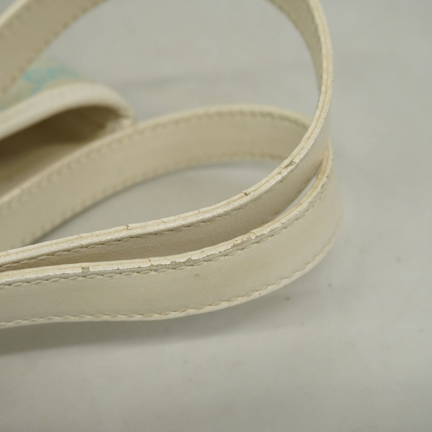 Gucci Light Blue White Canvas Tote Bag ( )
